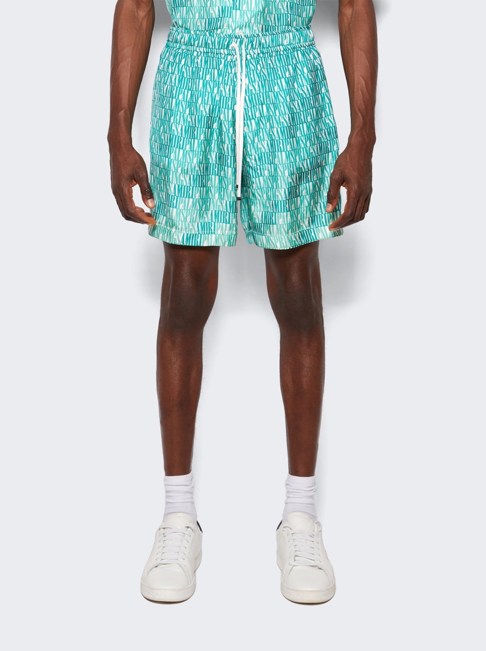 X The Webster Silk Palm Springs Shorts Green - 3