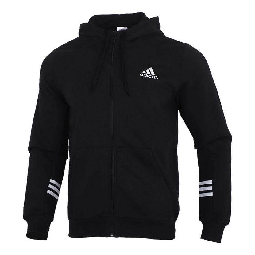 adidas Comfort Hooded Track Jacket Men Black GD5458 - 1