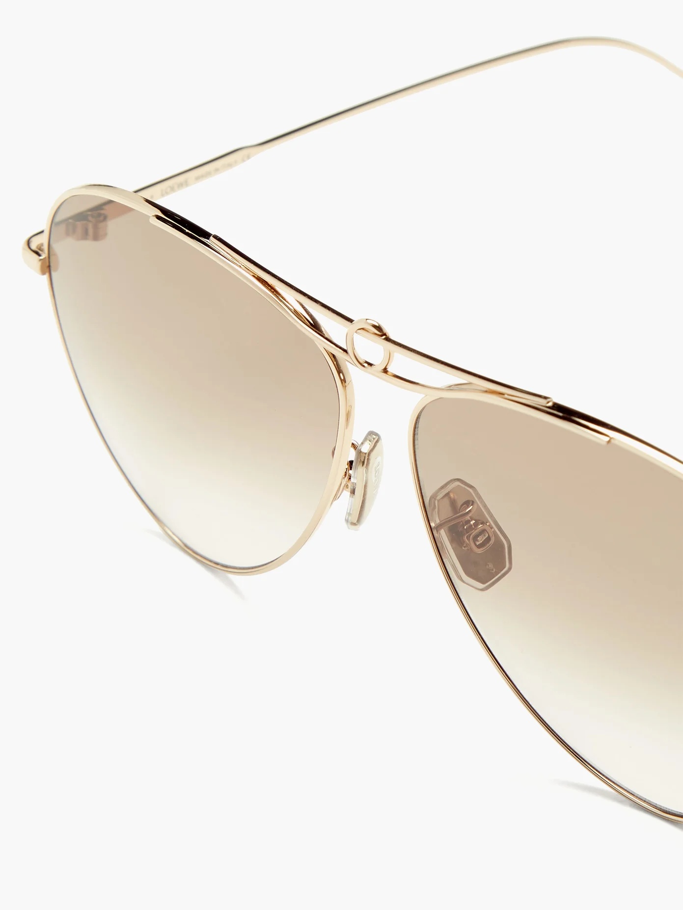 Aviator metal sunglasses - 6