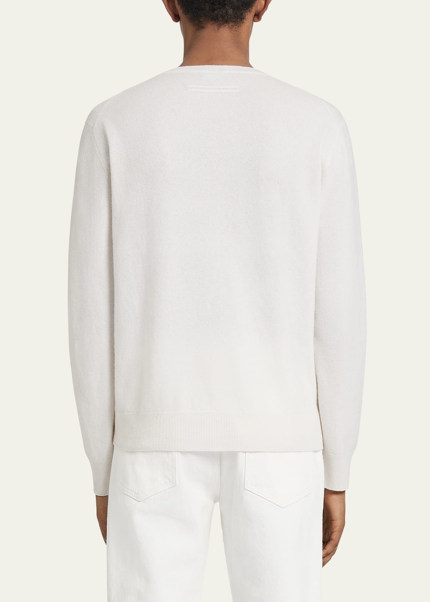 Men's Oasi Cashmere Crewneck Sweater - 3