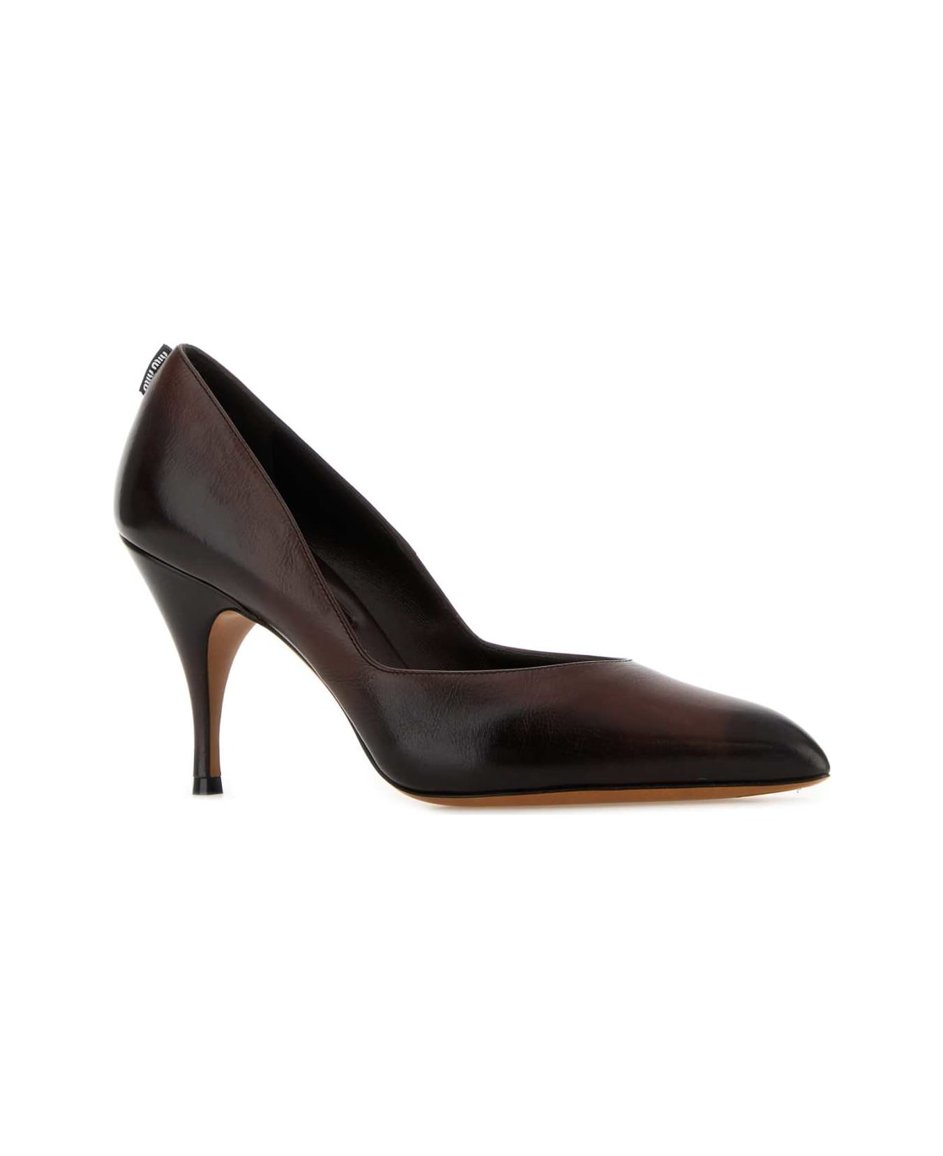 Brown Leather Pumps - 2
