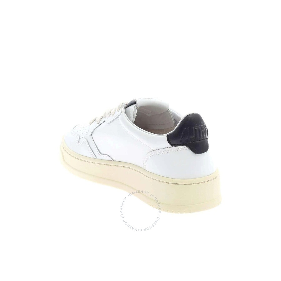 Autry Ladies Medalist White/Black Trainers - 4