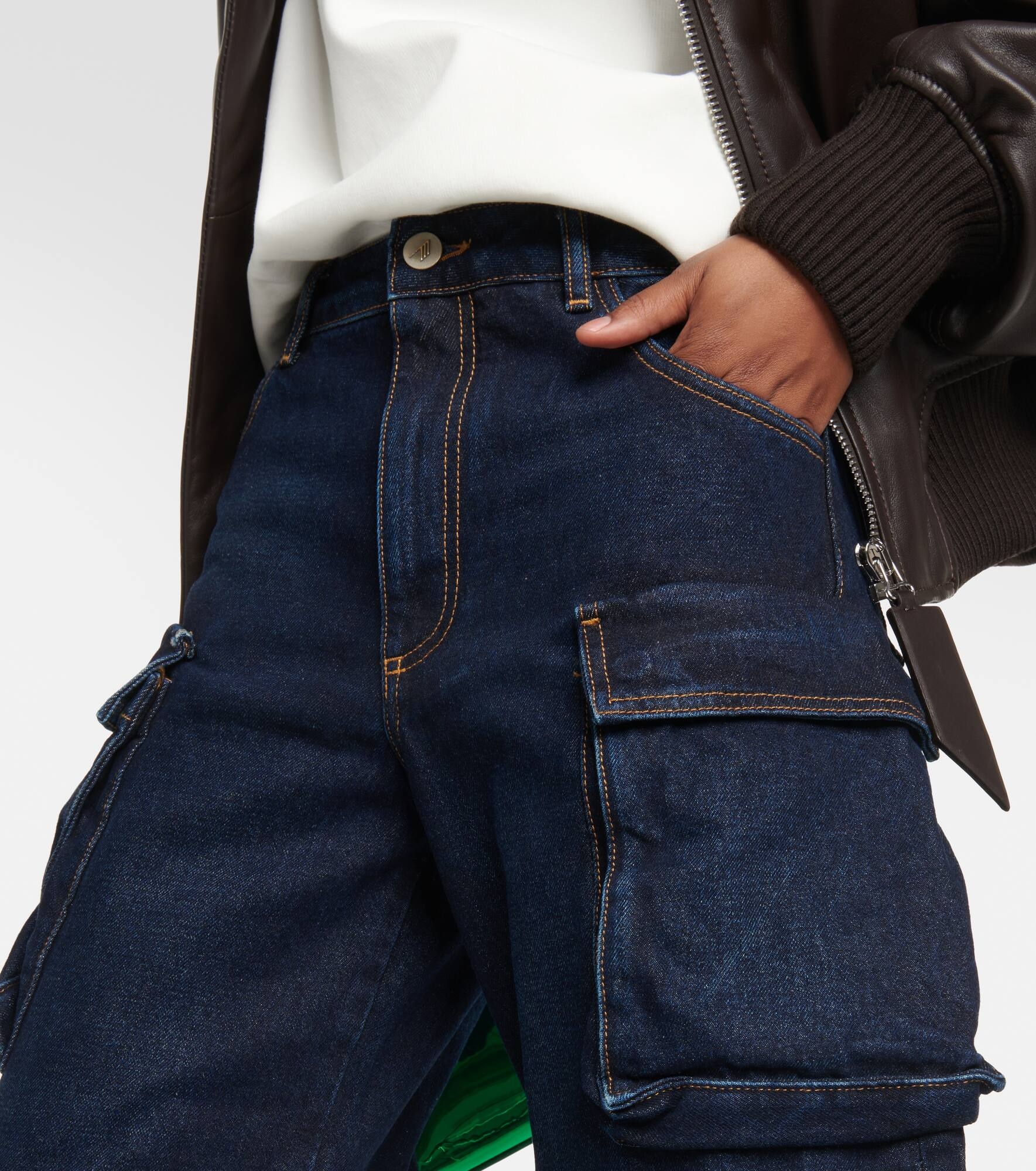 Fern denim cargo pants - 4