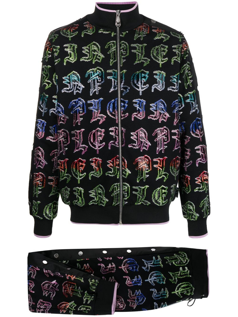 gothic logo-print tracksuit 1