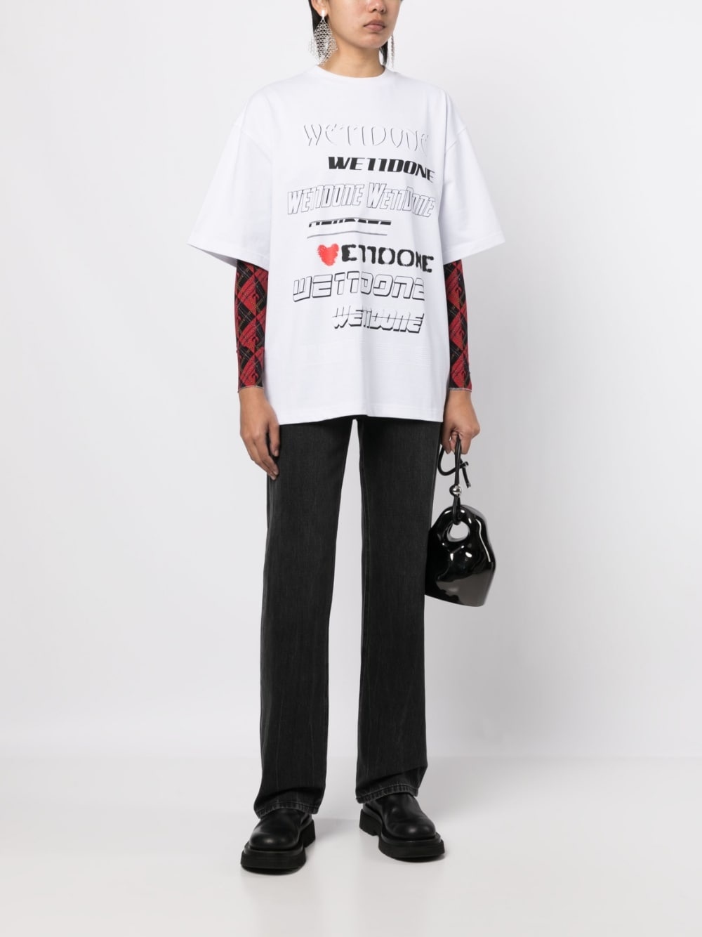 logo-print short-sleeve T-shirt - 2
