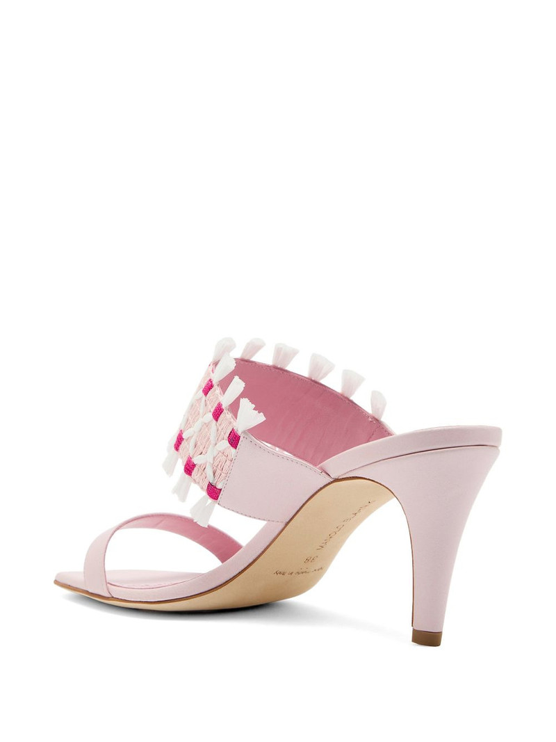 Efeso fringed woven-strap sandals 3