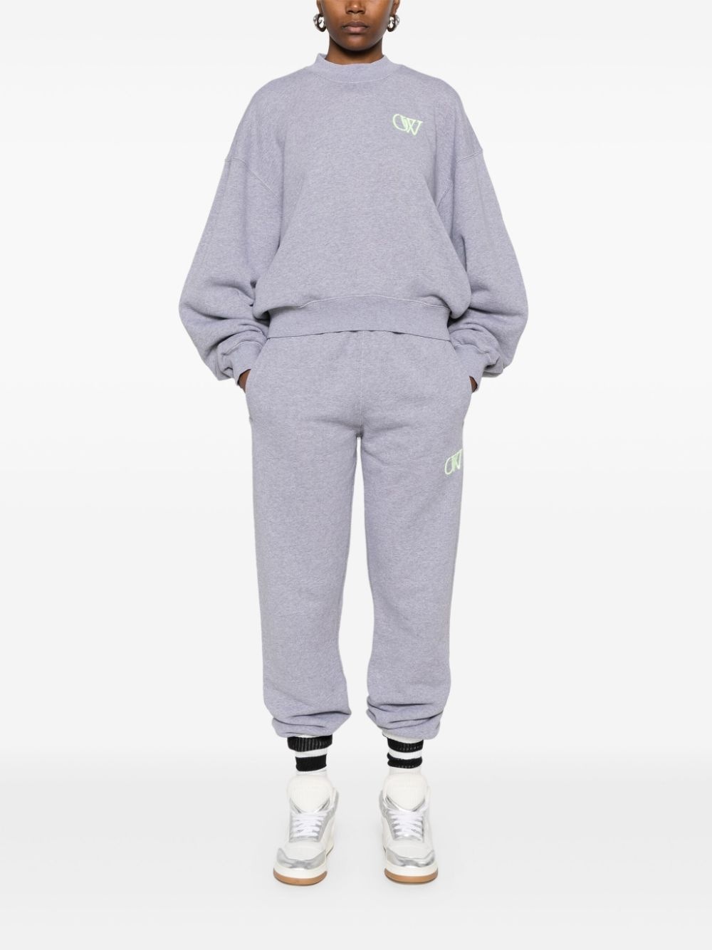 logo-embroidered sweatshirt - 2
