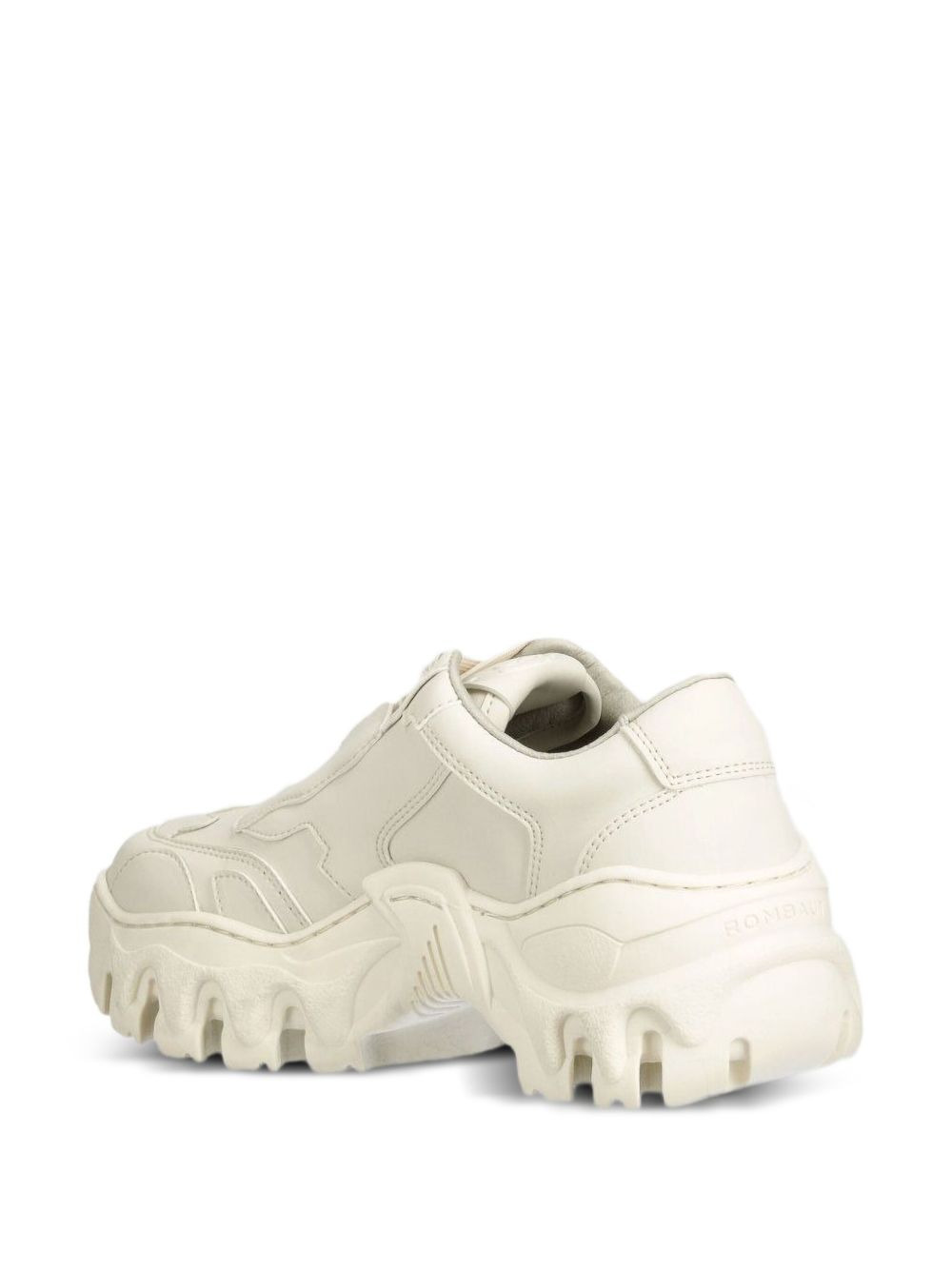 chunky-sole lace-up sneakers - 4