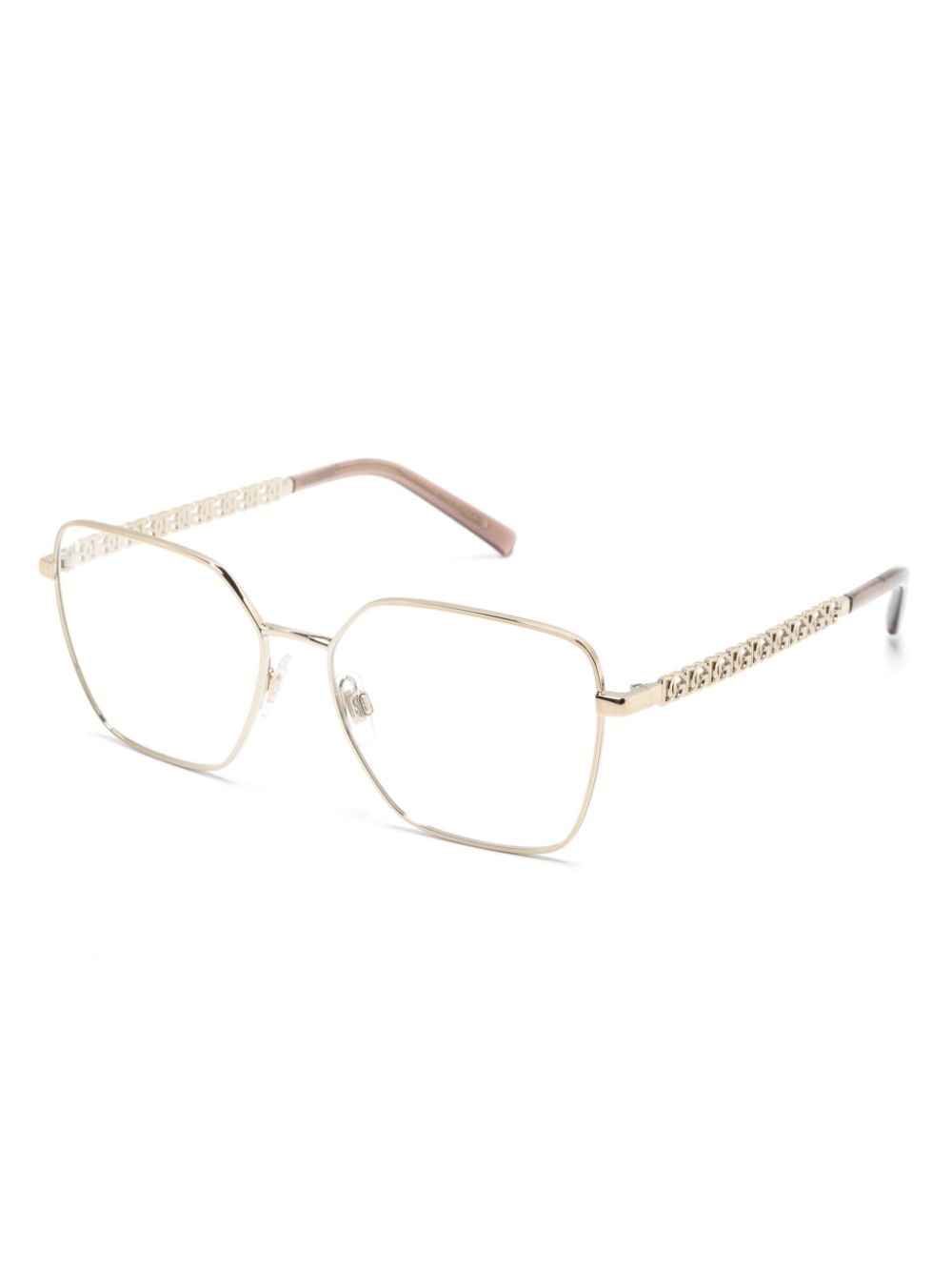 geometric-frame glasses - 2