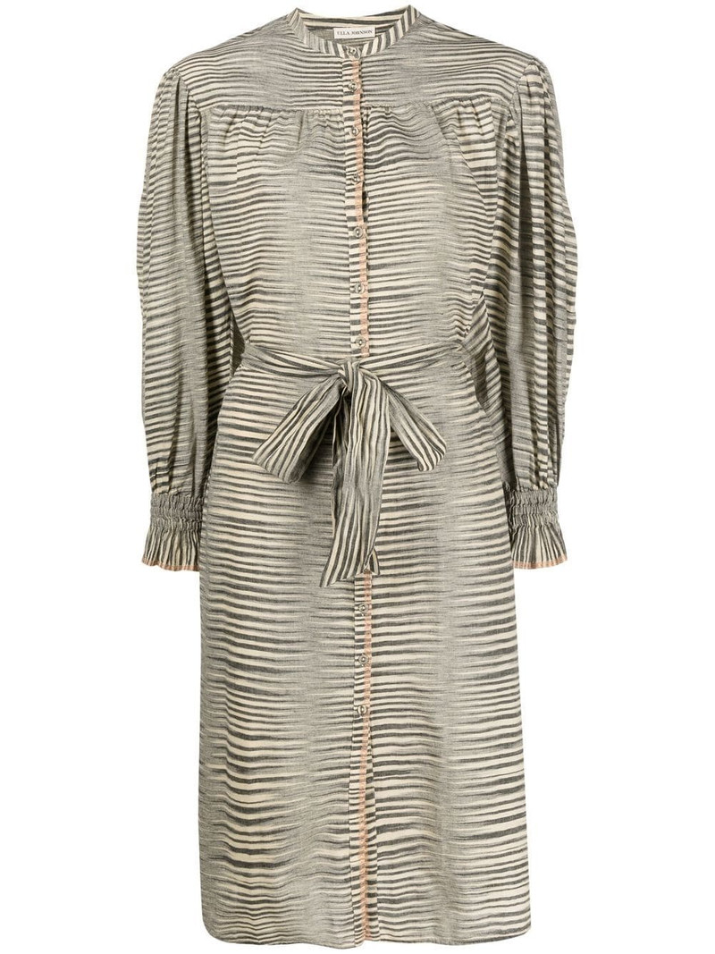 Fiora striped shirtdress 1