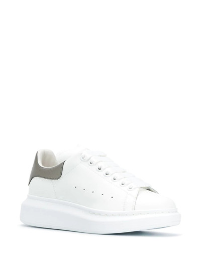 Alexander McQueen Oversized metallic leather sneakers outlook