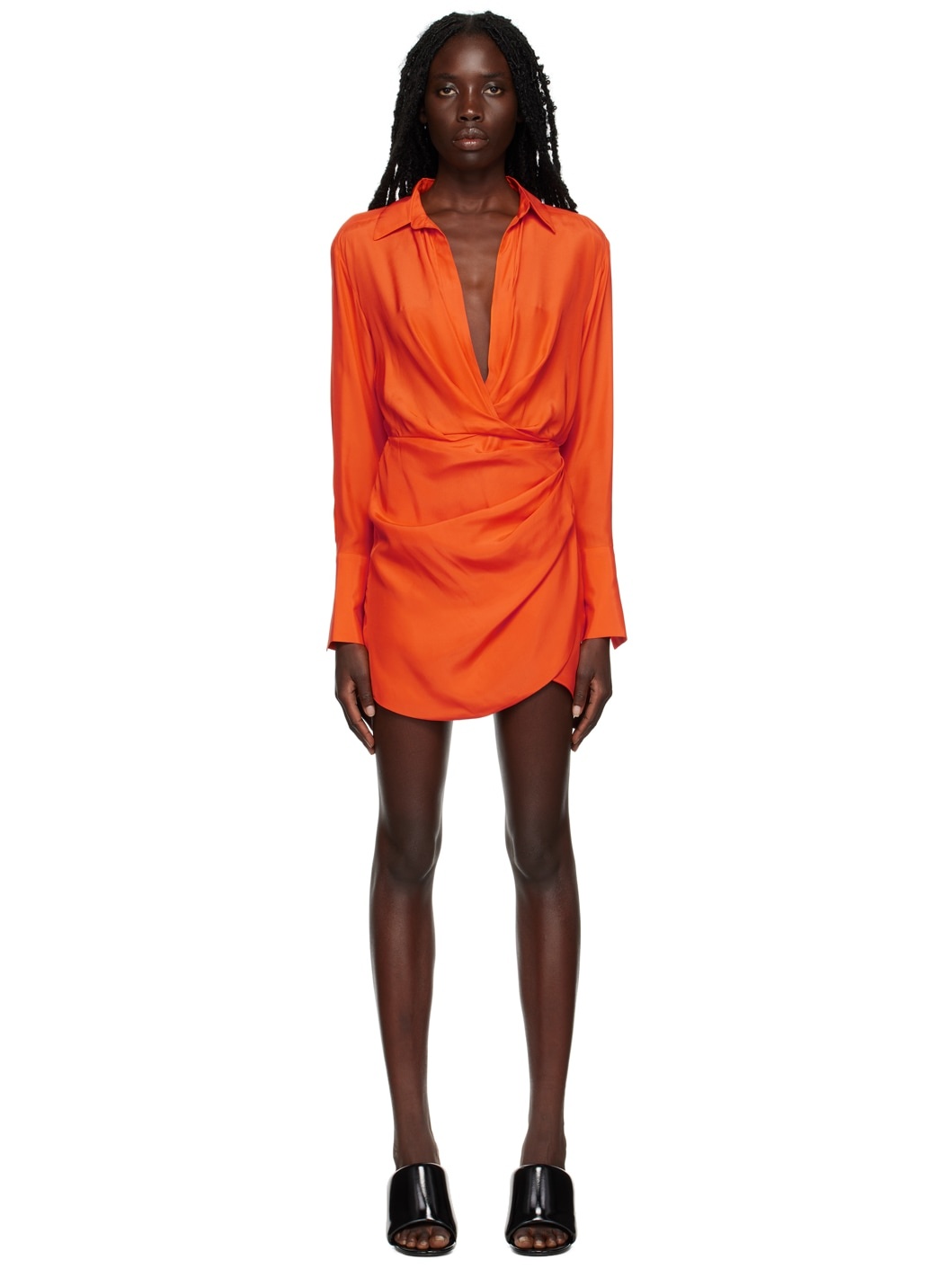 Orange Naha Mini Dress - 1