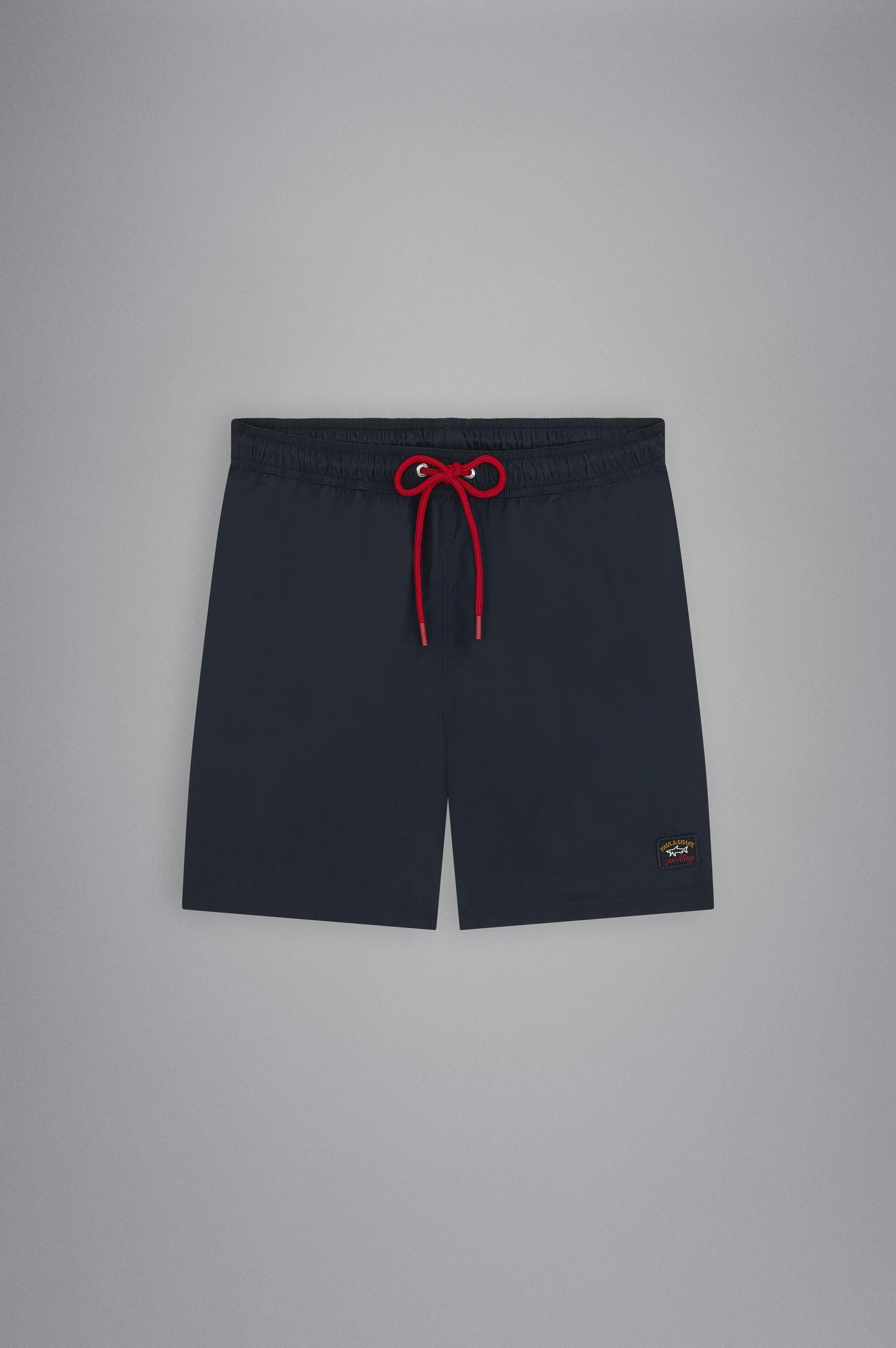 SWIM SHORTS WITH ICONIC BADGE - 1