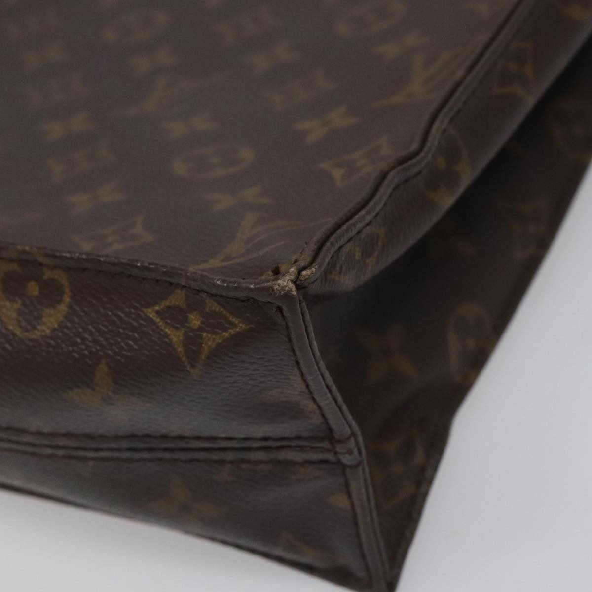 LOUIS VUITTON Monogram Sac Plat Hand Bag M51140 - 9