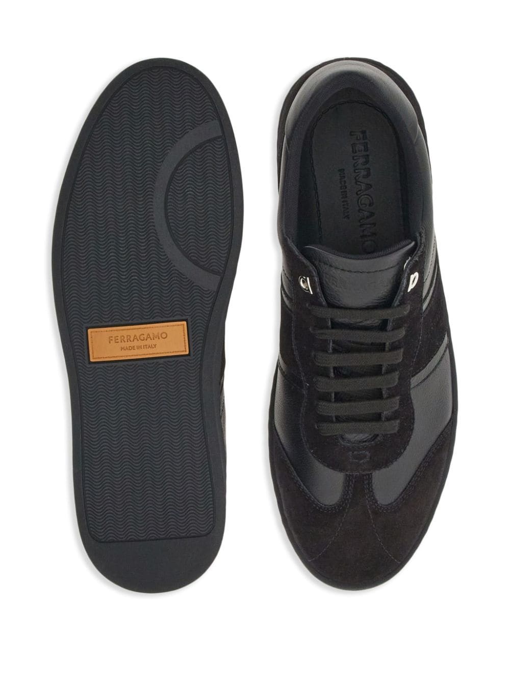 logo-debossed low-top sneakers - 4
