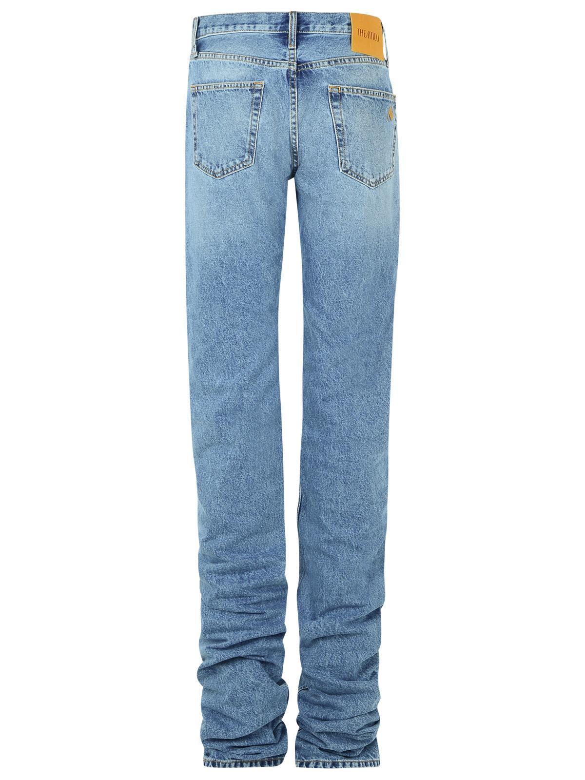 The Attico Blue Denim Jeans Women - 3