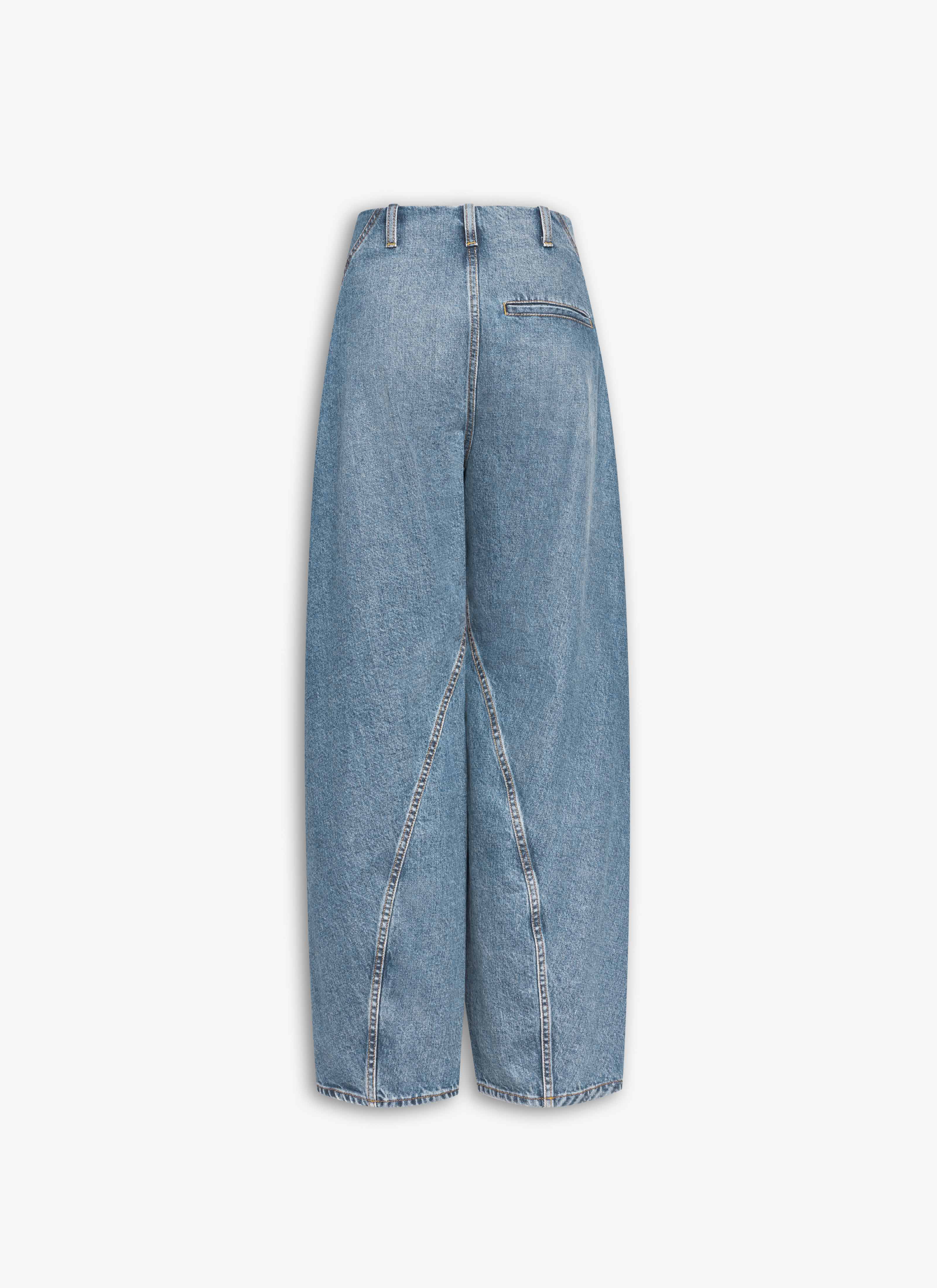 DENIM CARGO PANTS - 2