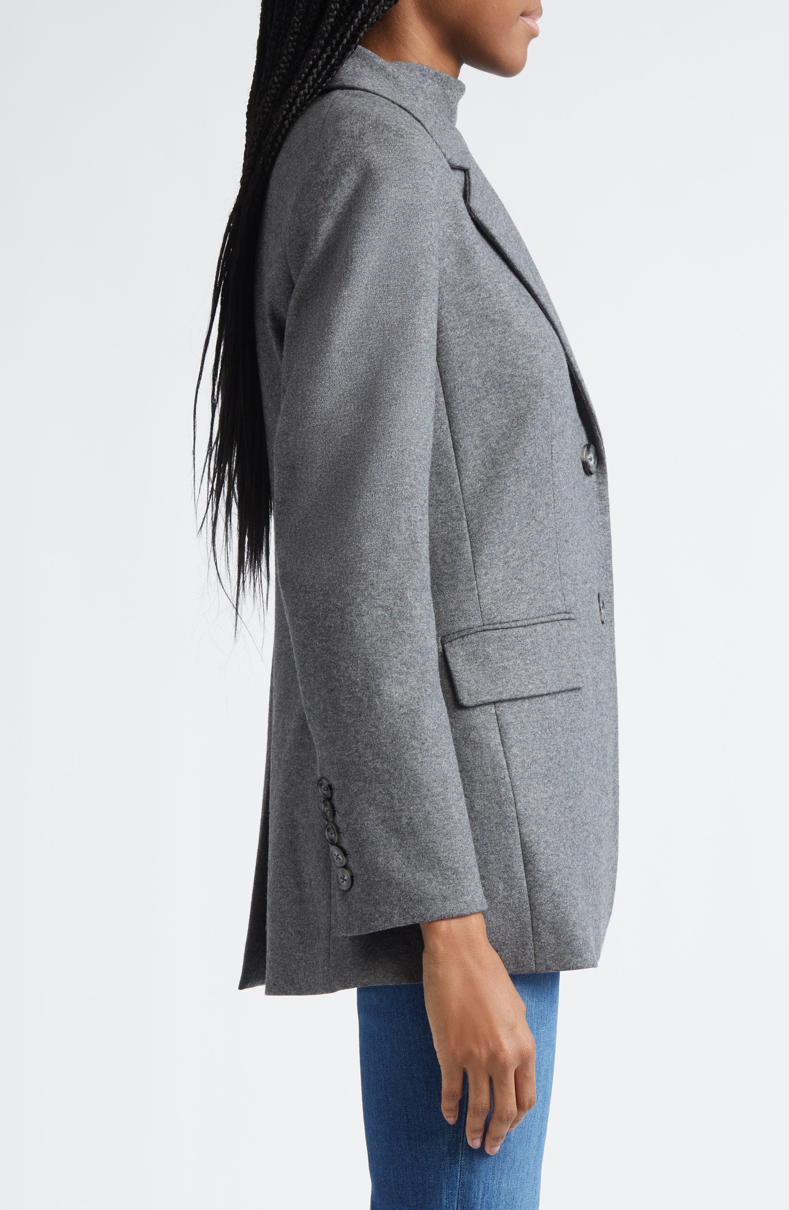 Veronica Beard Ryanne jacket in Medium Heather Grey at Nordstrom - 4