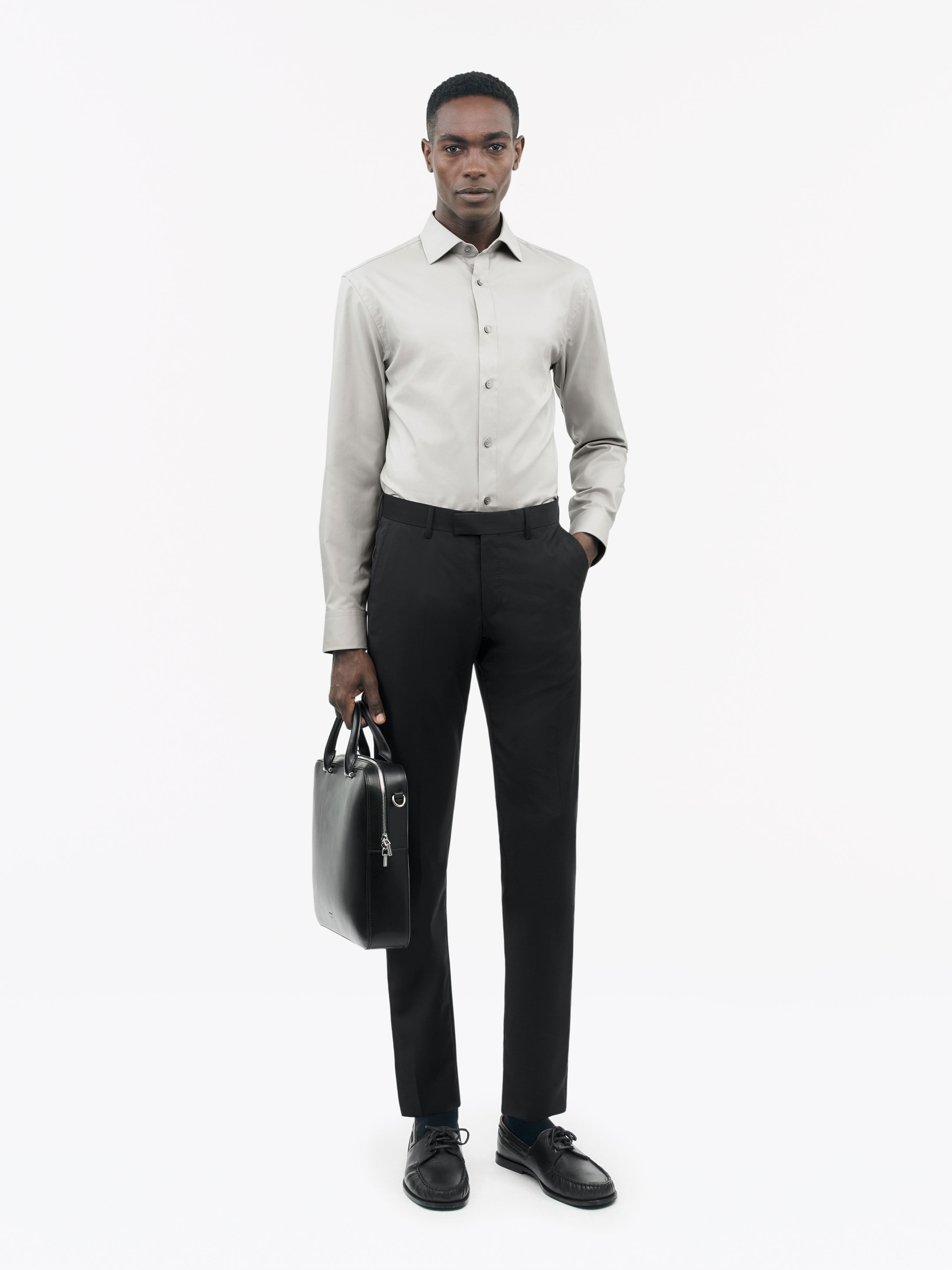 Adley C Cutaway Collar Shirt - 2