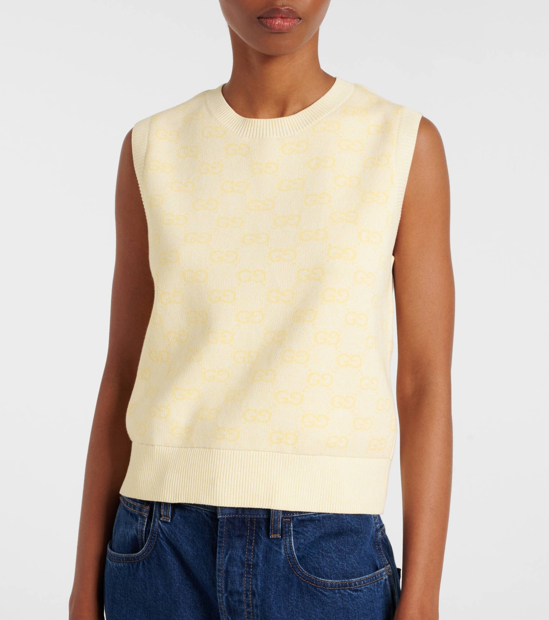 GG cotton-blend sweater - 5