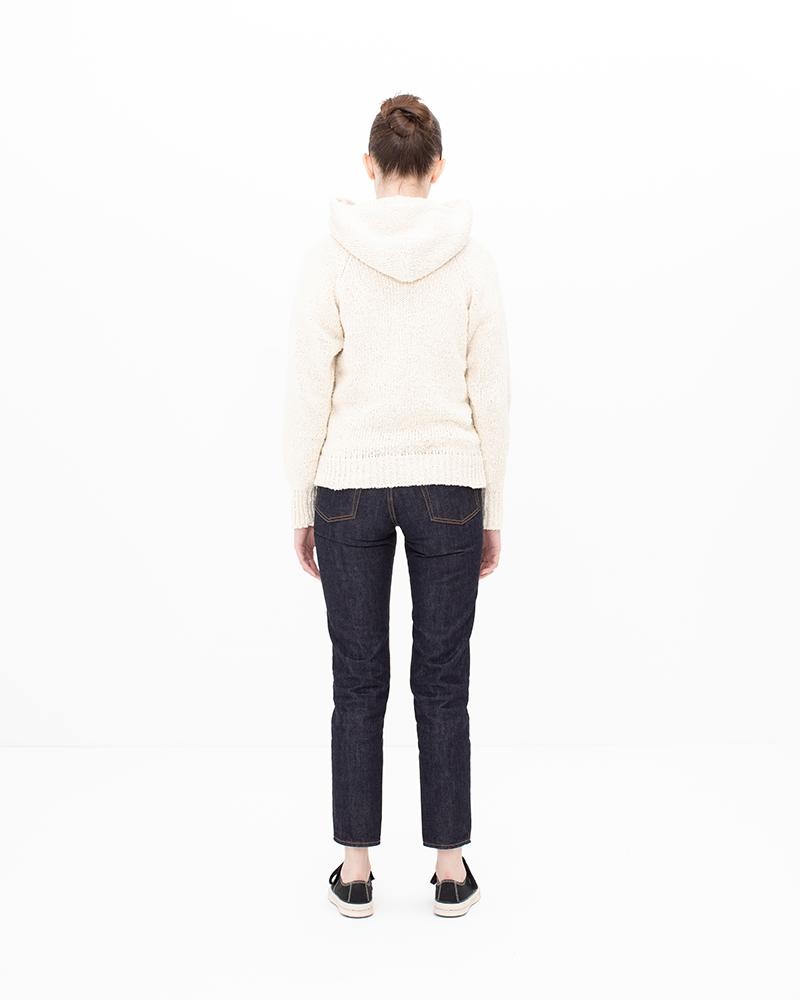 RAGLAN HOODIE P.O. KNIT (MAWATA) W NATURAL - 4