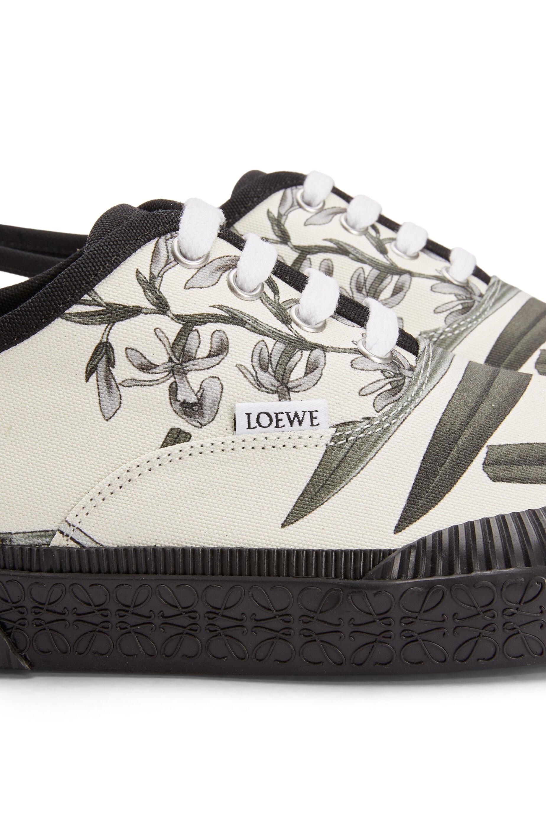 Terra Vulca lace-up sneaker in printed canvas - 5