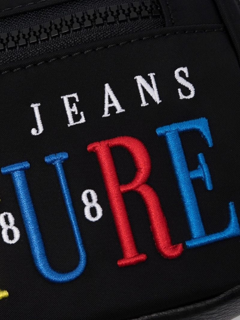 embroidered logo belt bag - 4