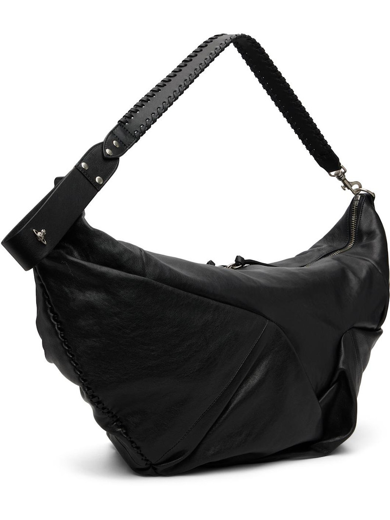 Vivienne Westwood Black Agnes Large Shoulder Bag outlook