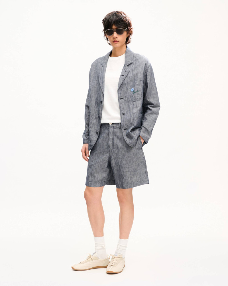 KENZO 'KENZO Tulip' straight short in cotton linen outlook