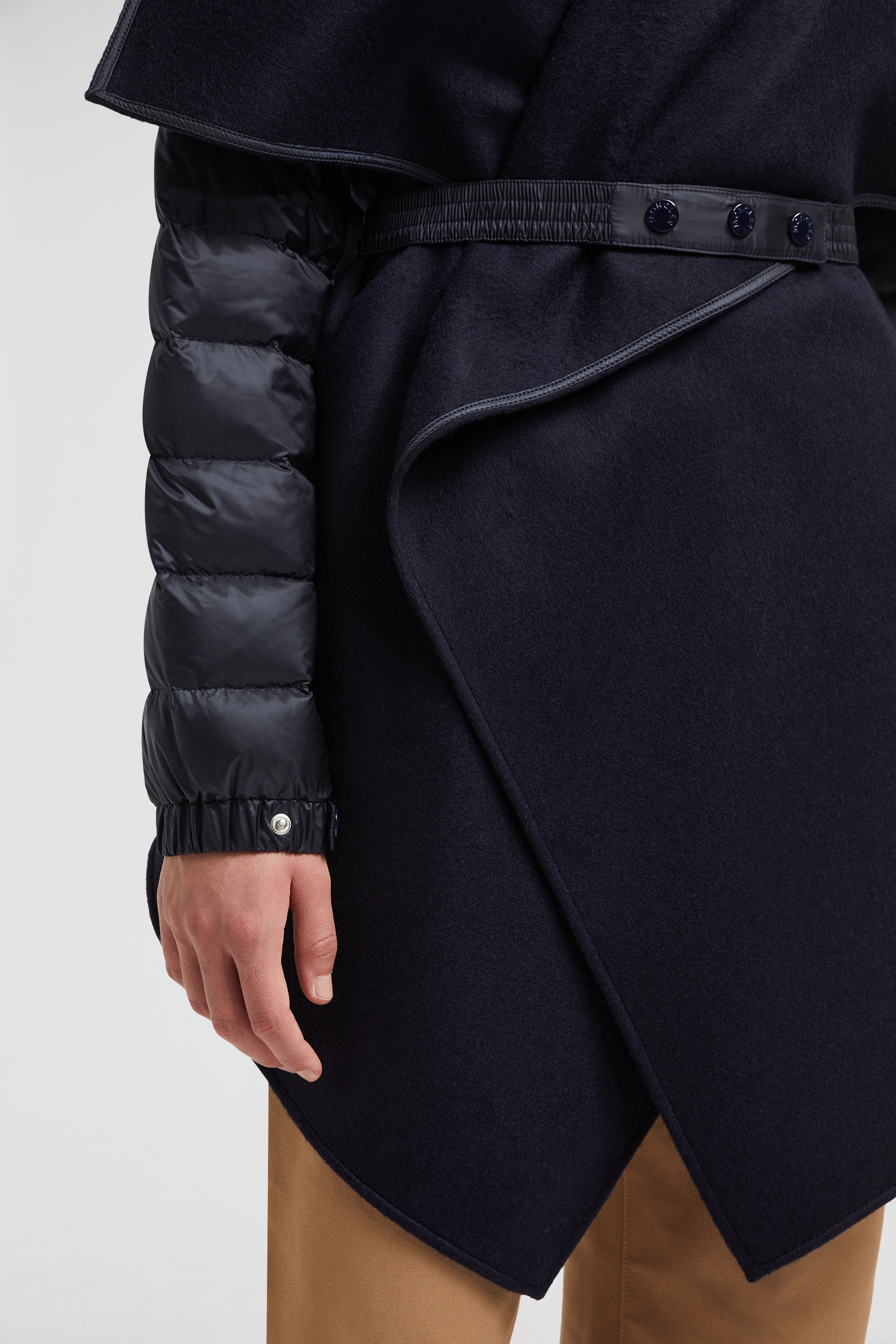 Padded Wool Felt Cape - 6