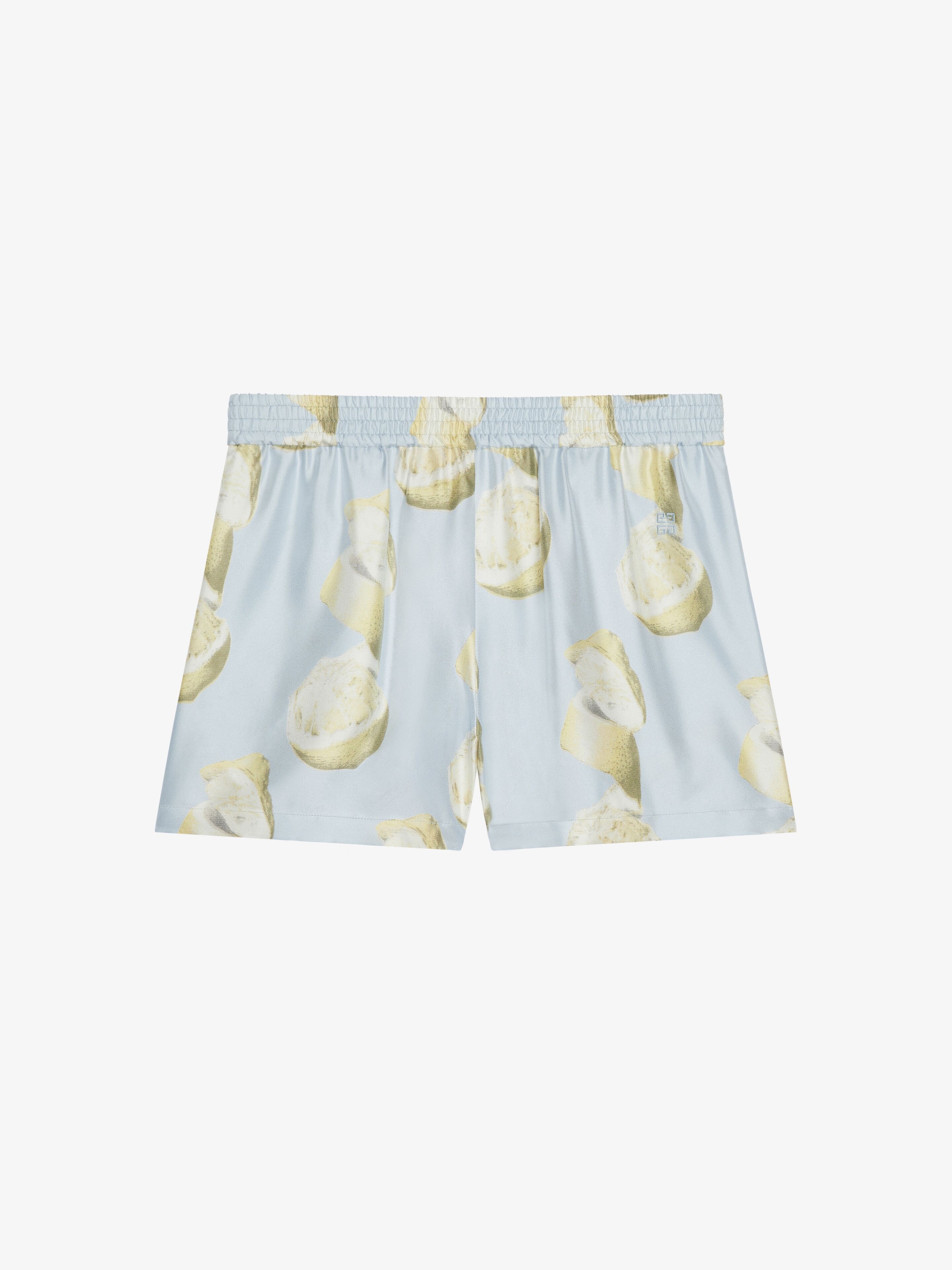 PRINTED SHORTS IN SILK - 1