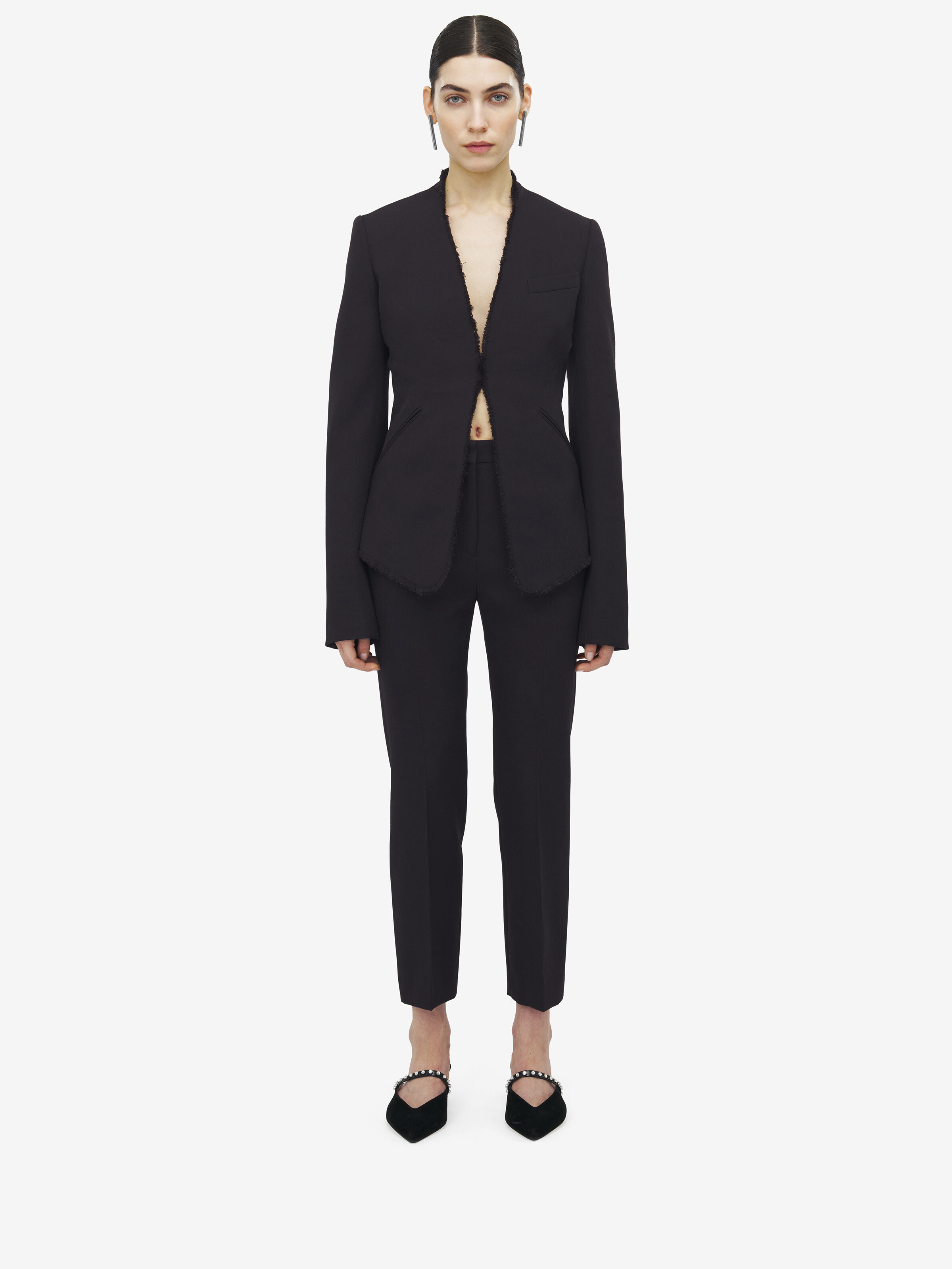 Raw Edge Tailored Jacket - 3