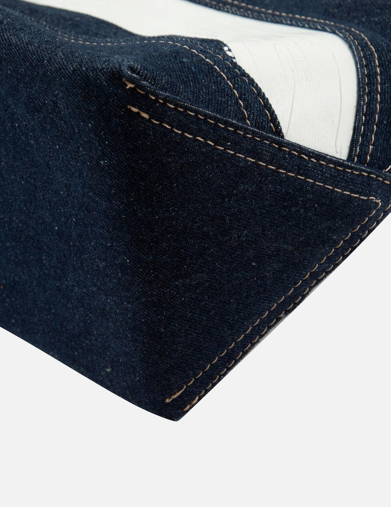 BRUSHSTROKE SEAGULL PRINT DENIM TOTE BAG 10