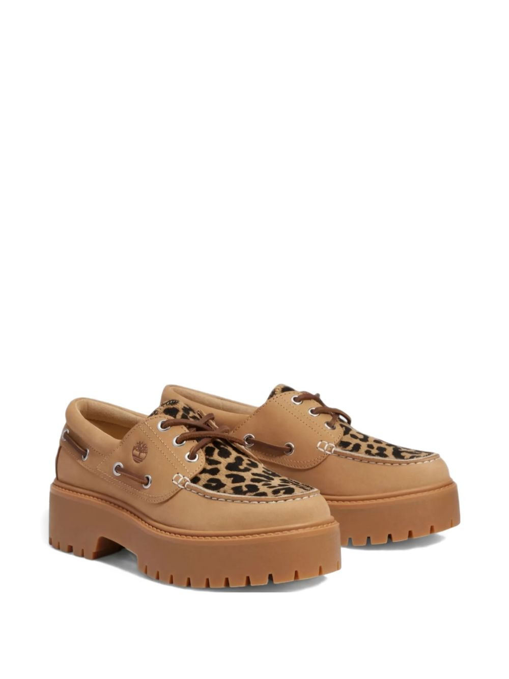 leopard-print loafers - 2