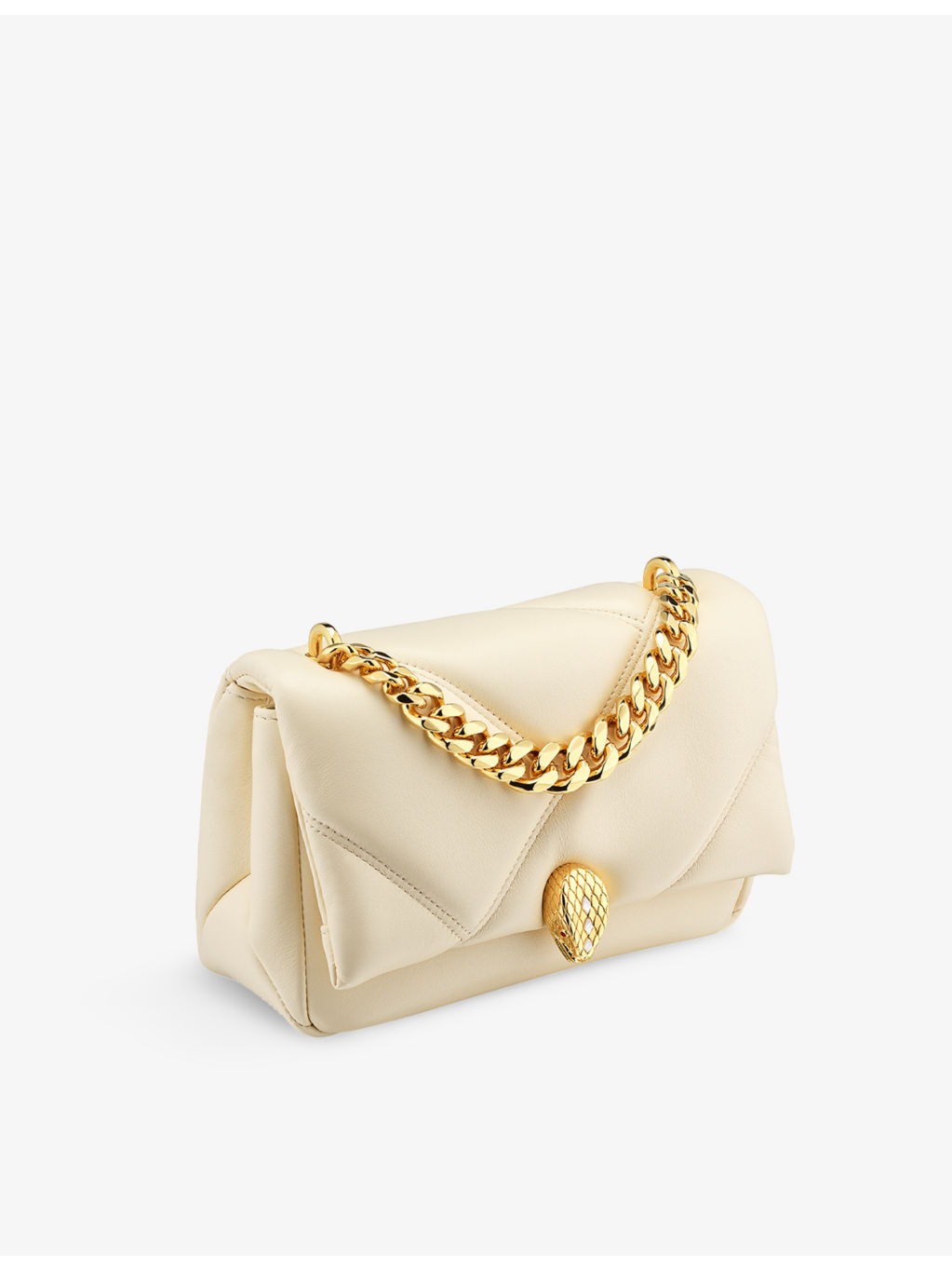 Serpenti Maxi Cabochon small leather cross-body bag - 5