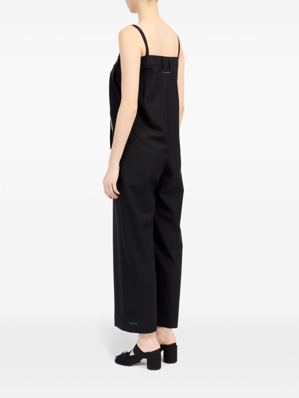 single-stitch logo playsuit - 5