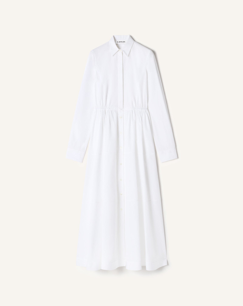 COTTON POPLIN SHIRT DRESS 1