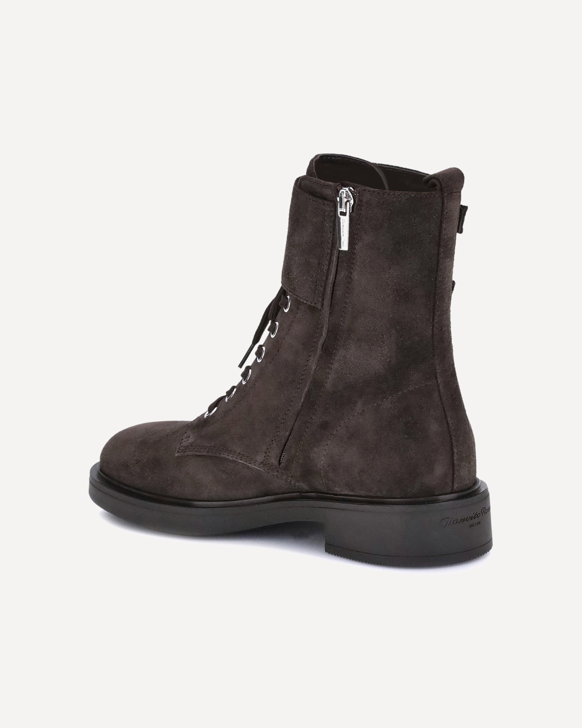 Laced Ankle Boots - 3