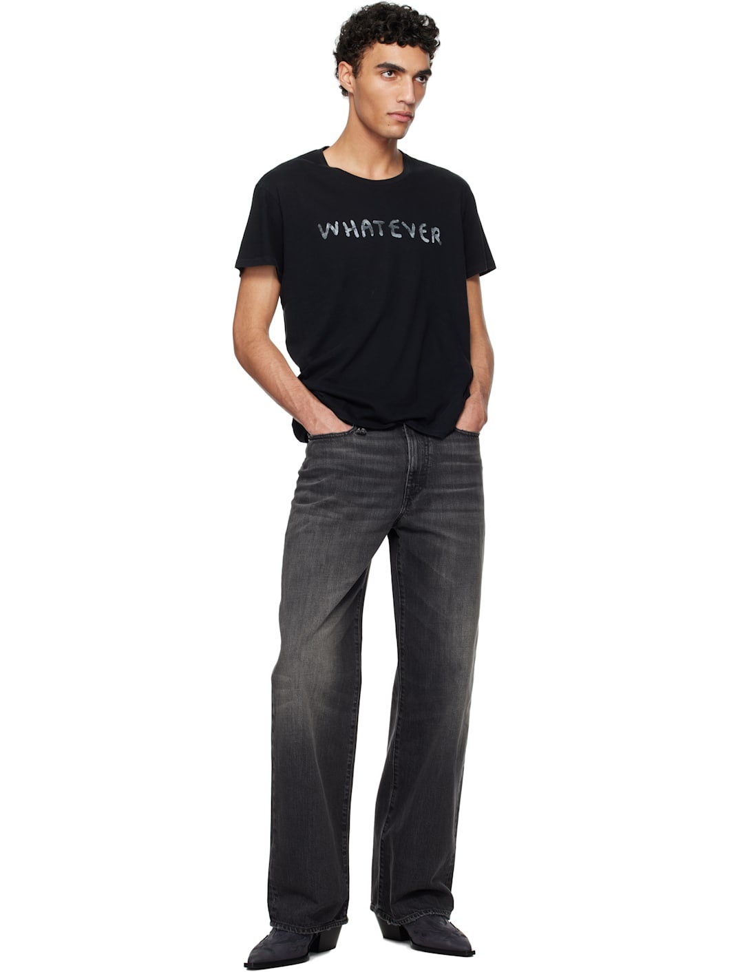 Black D'Arcy Loose Jeans - 4