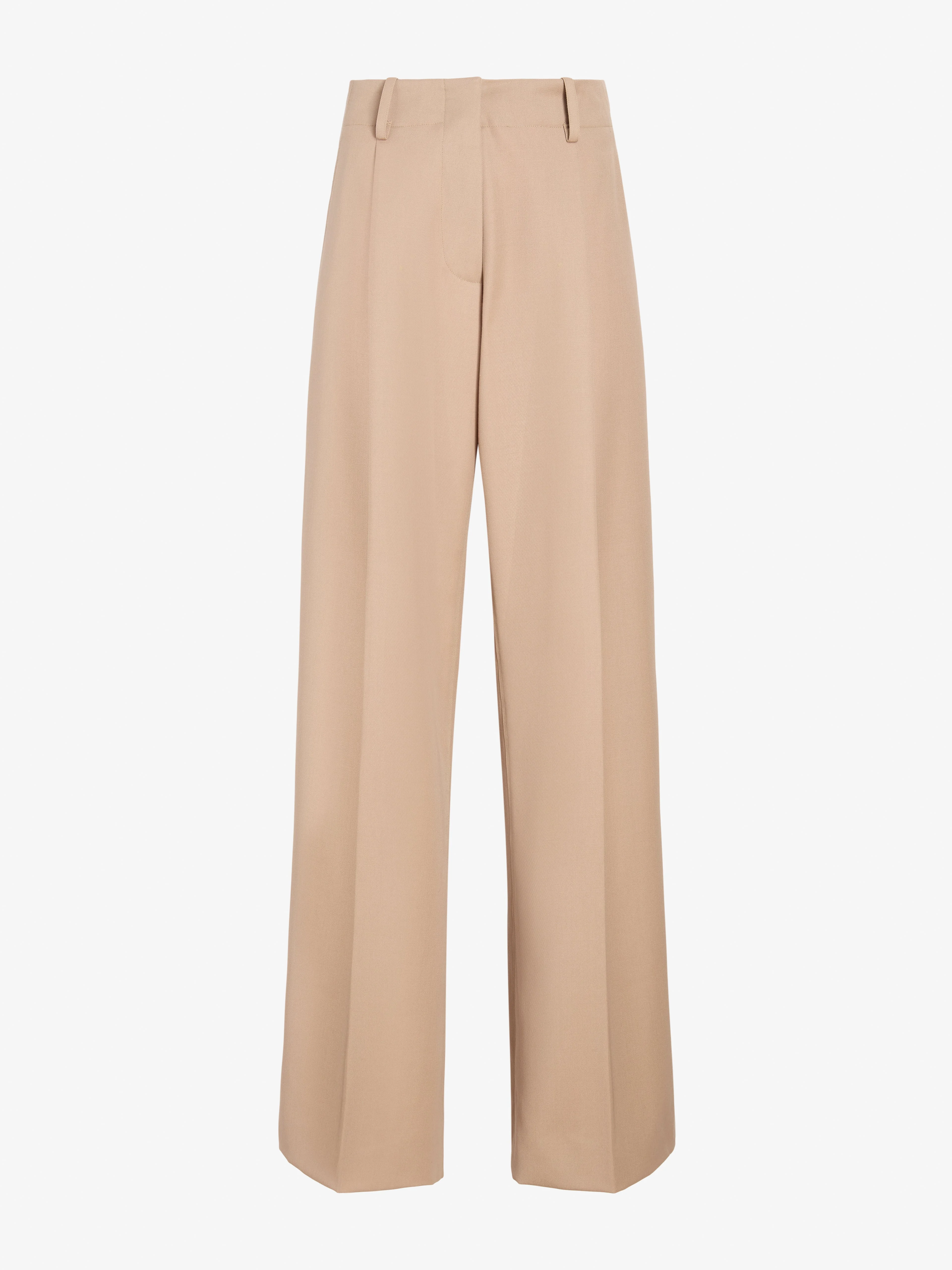 Halima Pant in Wool Gabardine - 1