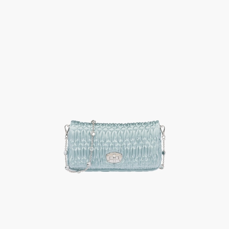 Miu Crystal satin bag - 2