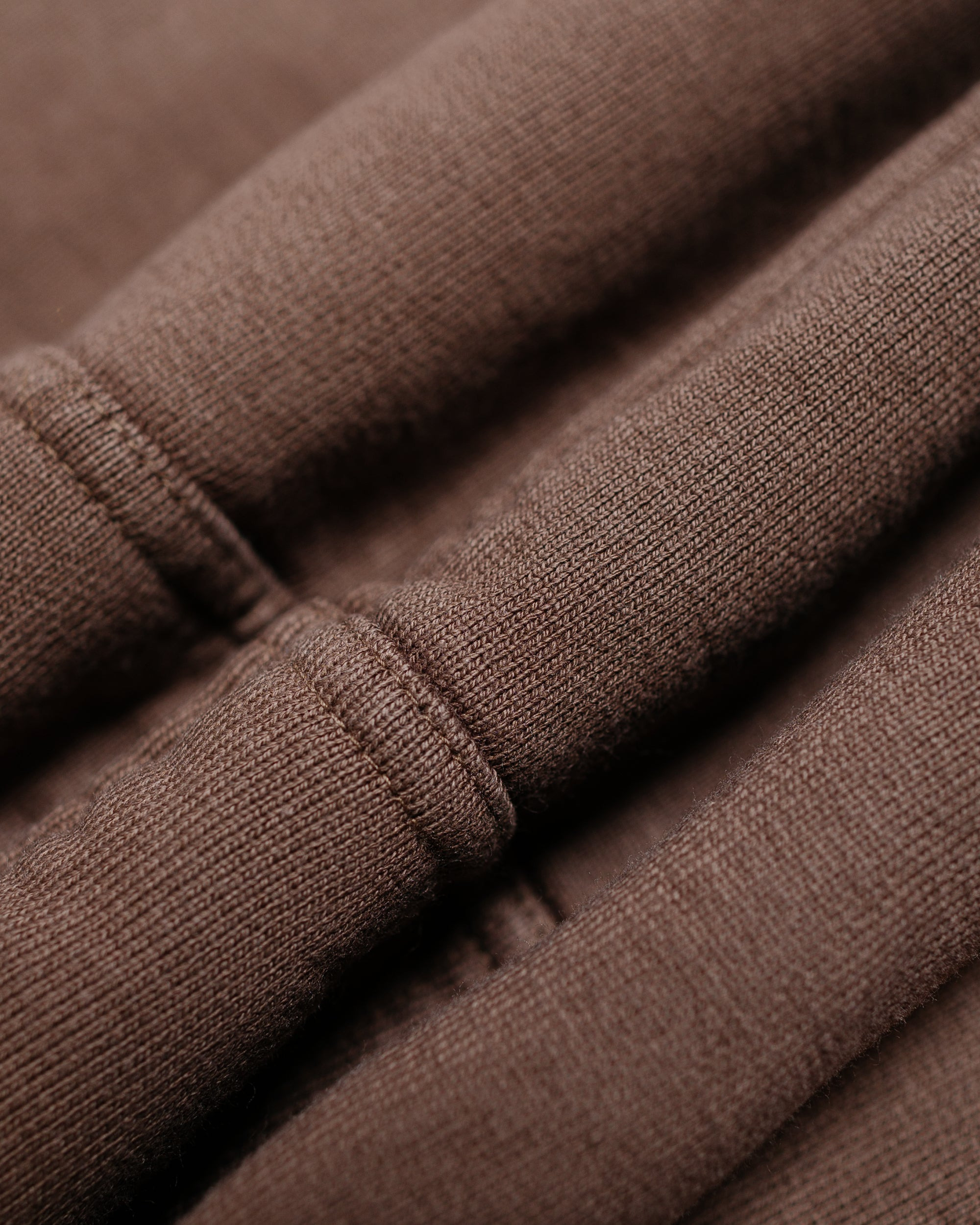 Athletic Full Zip Hoodie Stone Brown - 5