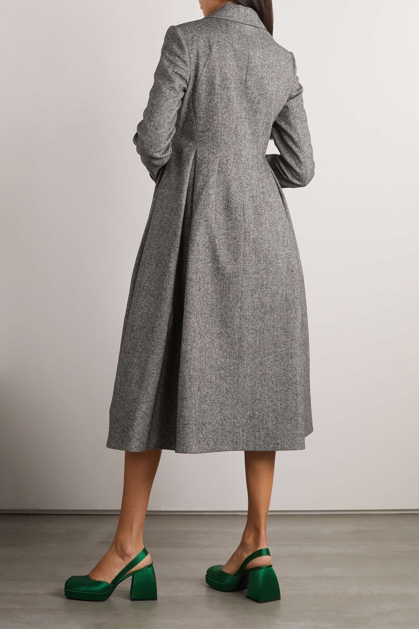 Stephanie embellished stretch-tweed coat - 3