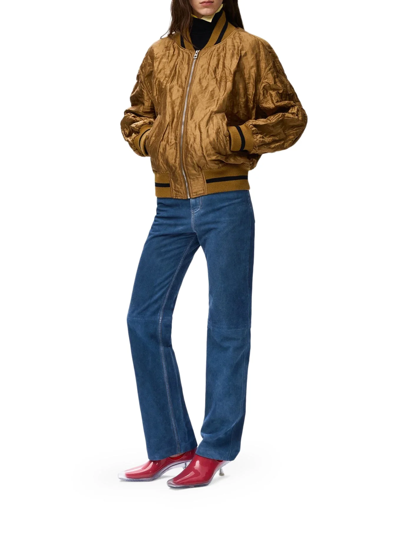 TECHNICAL FABRIC BOMBER JACKET - 1