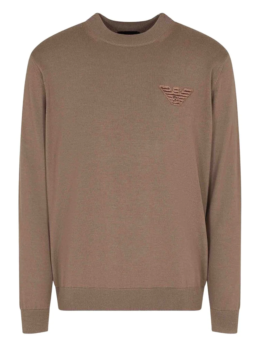 embroidered crew-neck sweater - 1