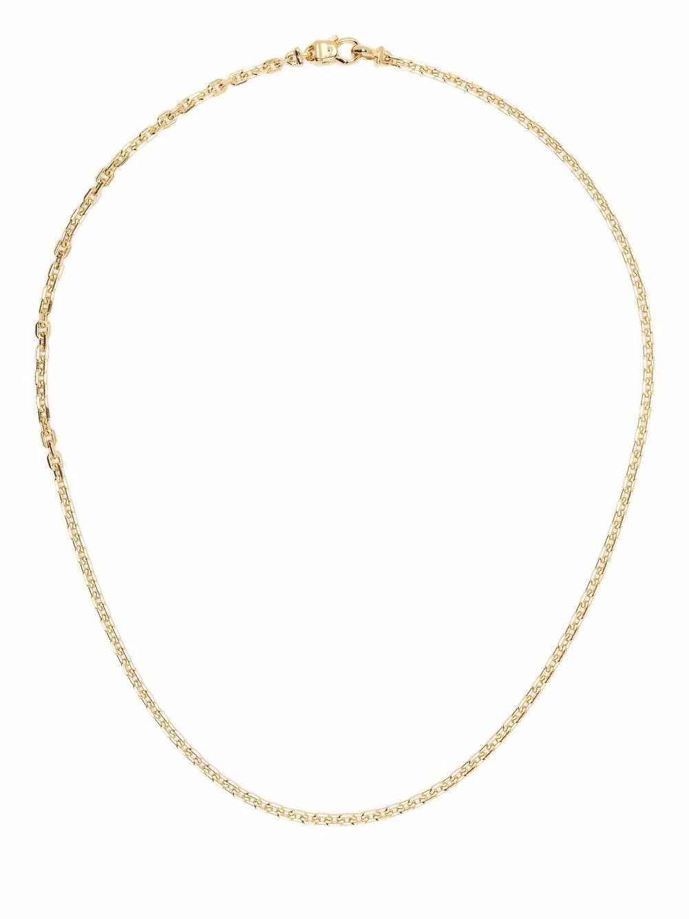 Anker gold-plated sterling silver chain necklace - 1
