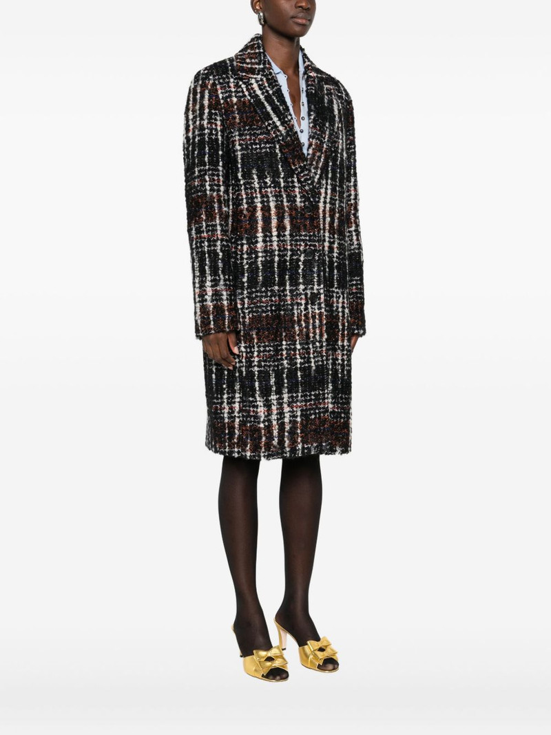 plaid single-breasted coat 3