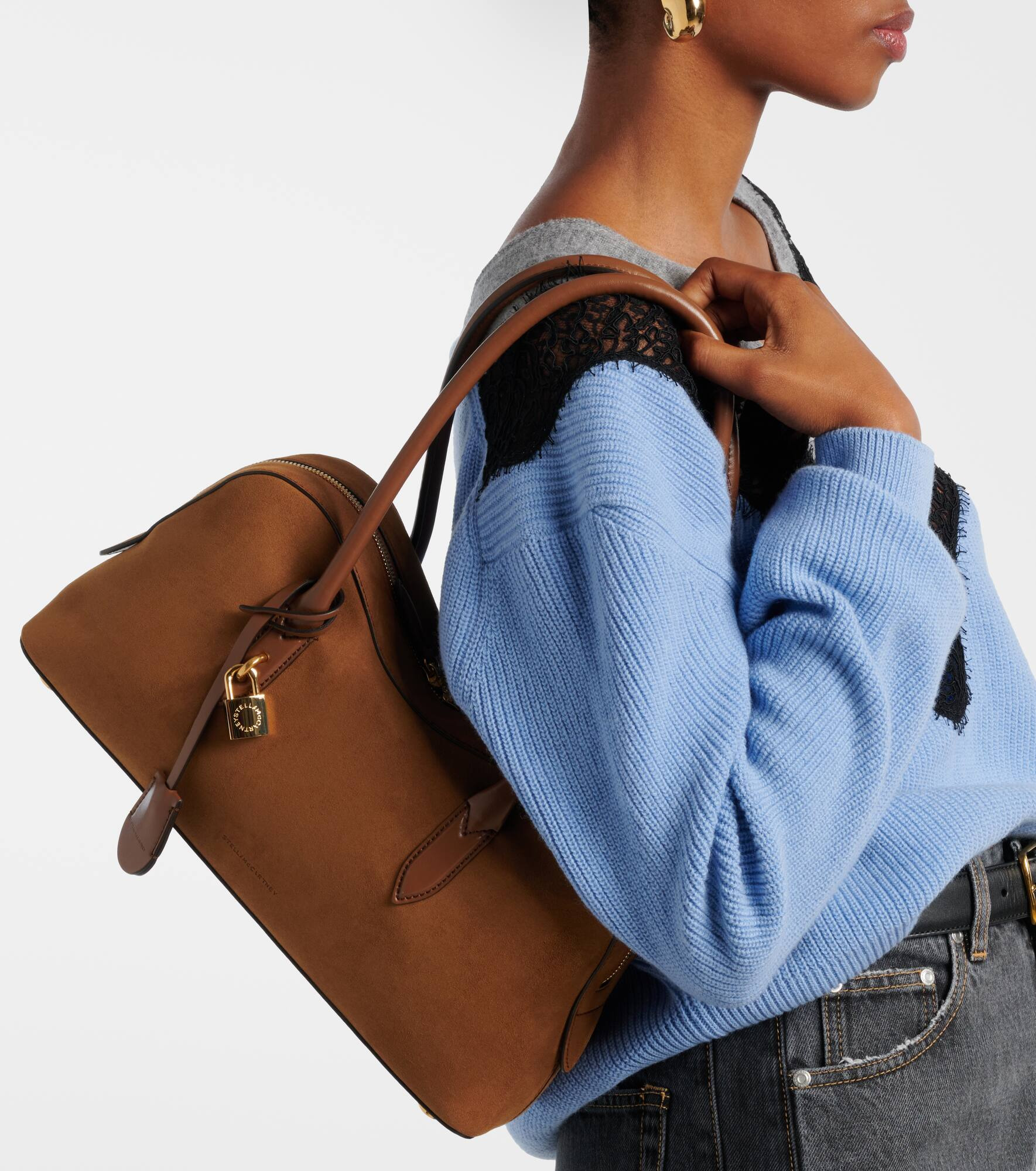 Ryder Medium faux suede shoulder bag - 6