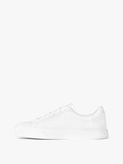Givenchy CITY SPORT SNEAKERS IN GIVENCHY LEATHER outlook