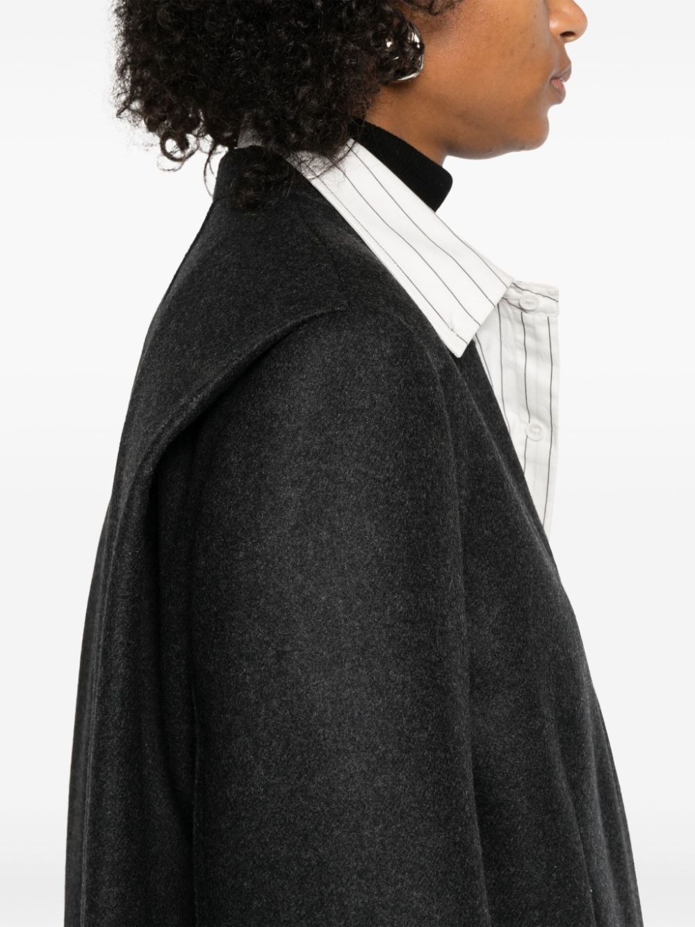 Deep pleat coat - 5